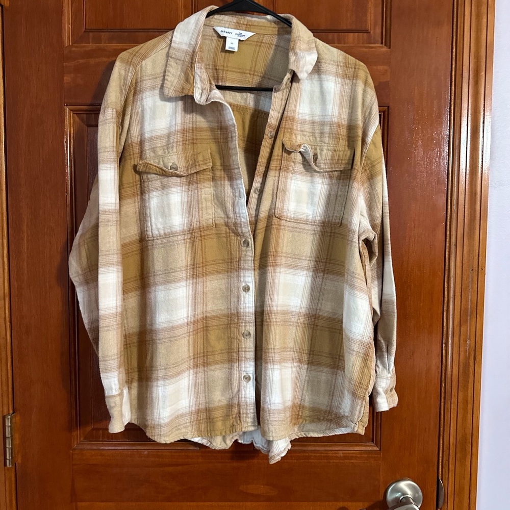 Old Navy boyfriend flannel XL
